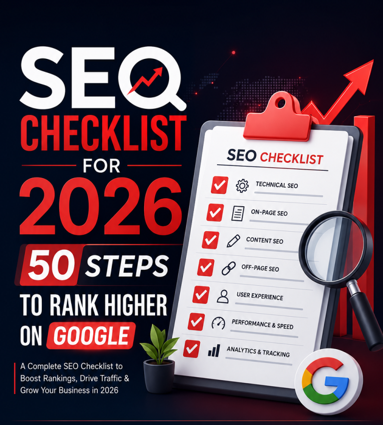 SEO Checklist for 2026: 50 Steps to Rank Higher on Google
